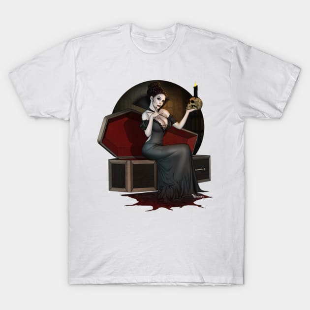 Vampire Queen T-Shirt by ted1air